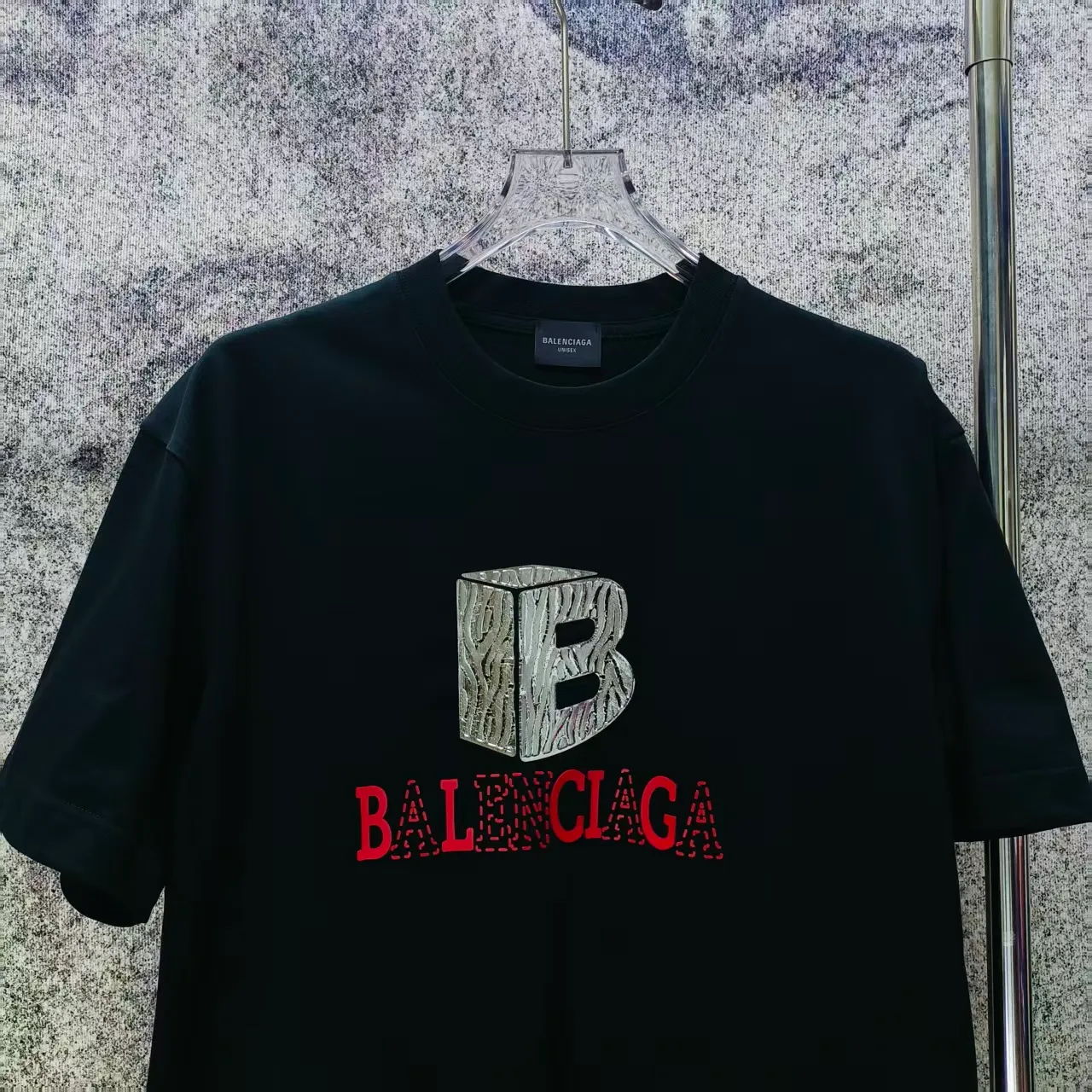 Bal* 2026 New Arrival ➕ logo t Same Style Size S M L XL XXL Black White